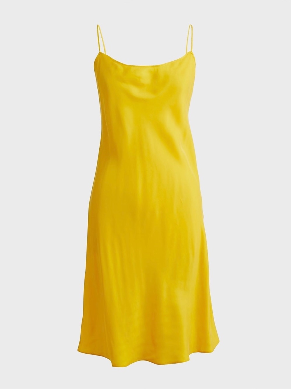 J.Crew Gwen Cupro-Blend Mini Slip Dress - Rust